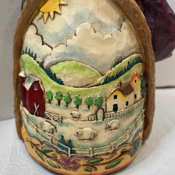 Jim Shore Tabletop Santa 2003 Figurine "O'er The Fields We Go" Sheep 10.5"x5" - Picture 9 of 16